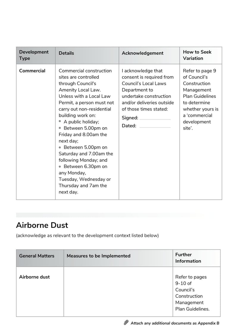 Large thumbnail of Construction Management Plan Template