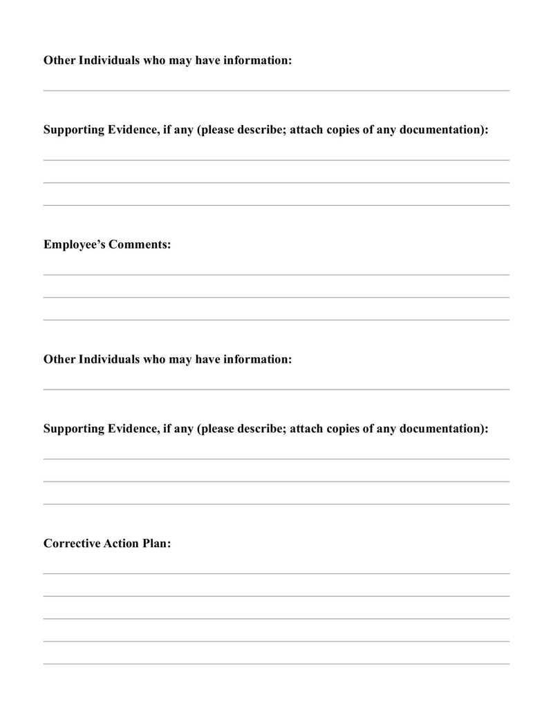 Large thumbnail of Employee Disciplinary Action Template