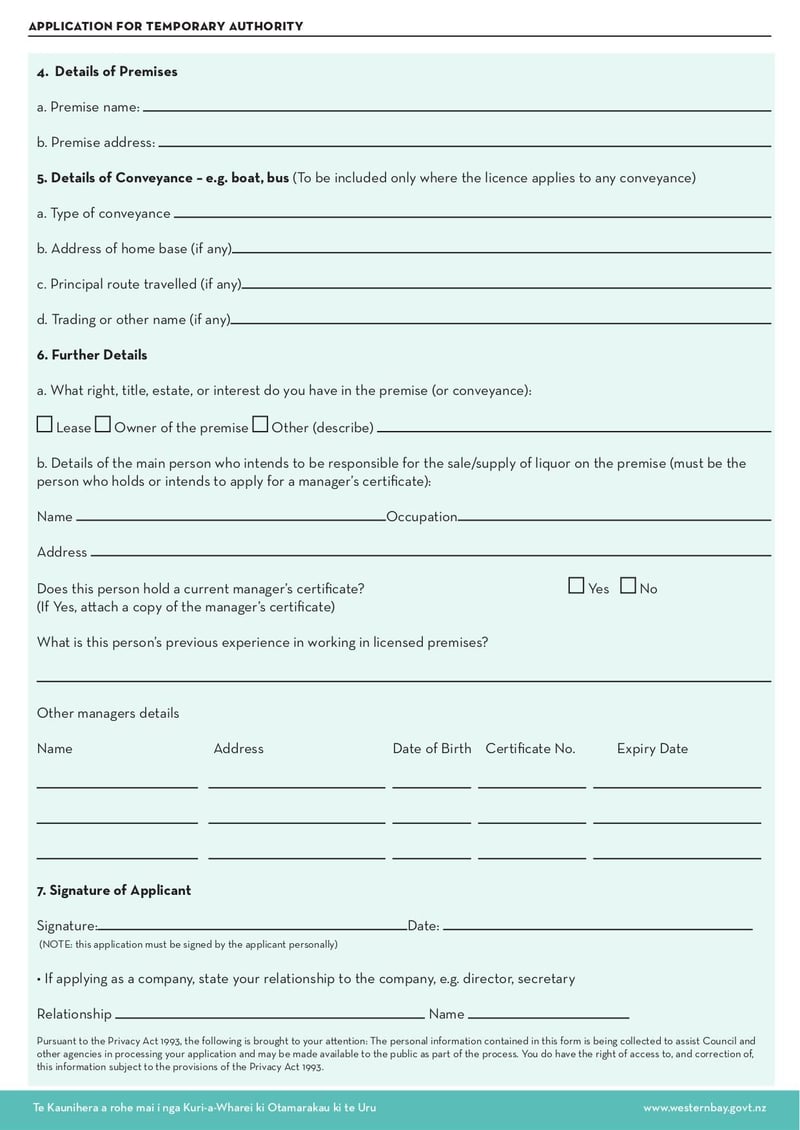 Large thumbnail of Application for Temporary Authority - Jan 2020