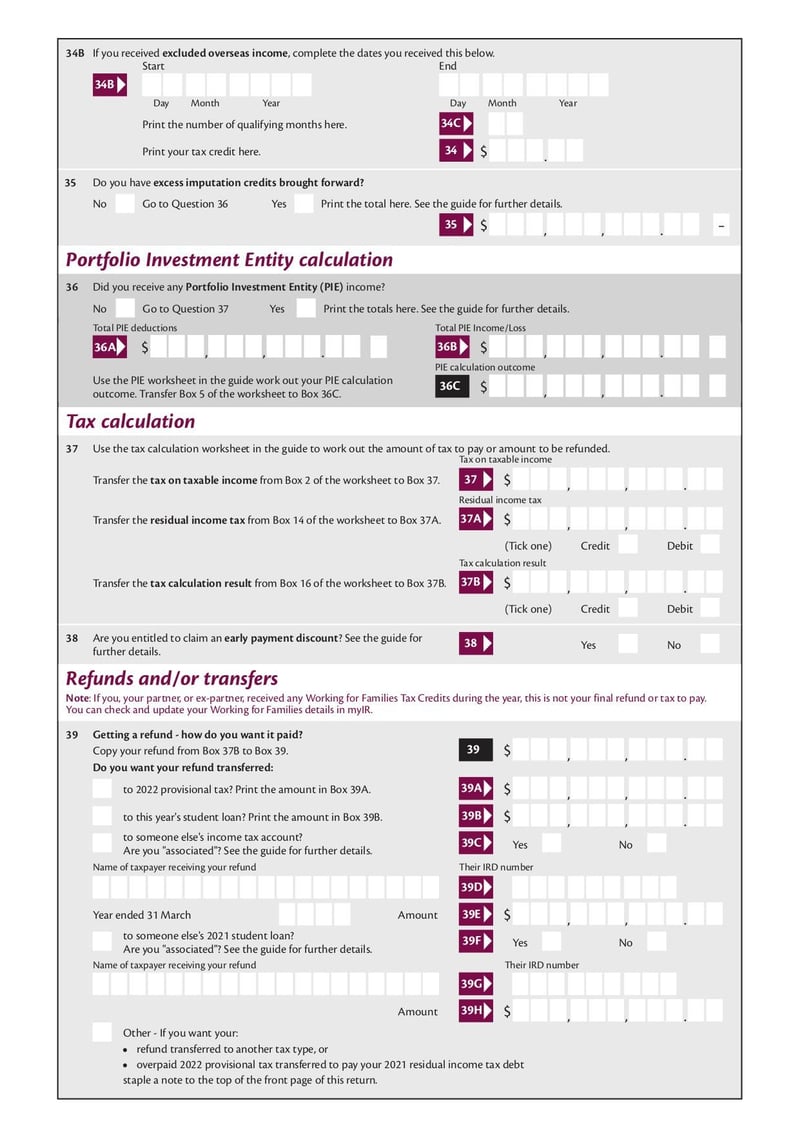 Large thumbnail of Form IR3 - Mar 2021