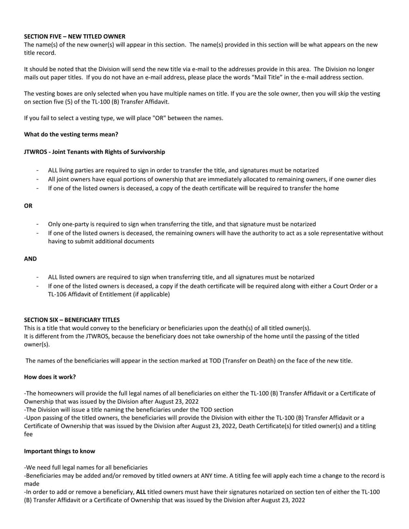 Large thumbnail of Form TL-100 (B)
