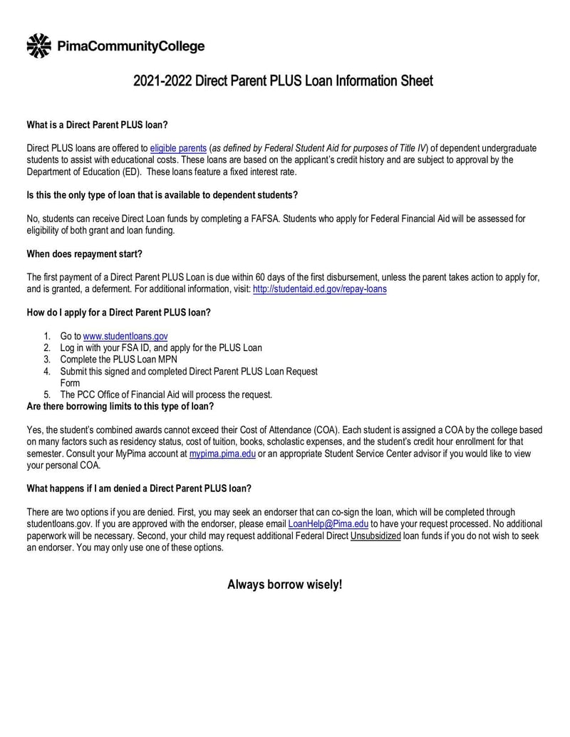 Large thumbnail of 2122 Loan Parent Plus Request - Feb 2021