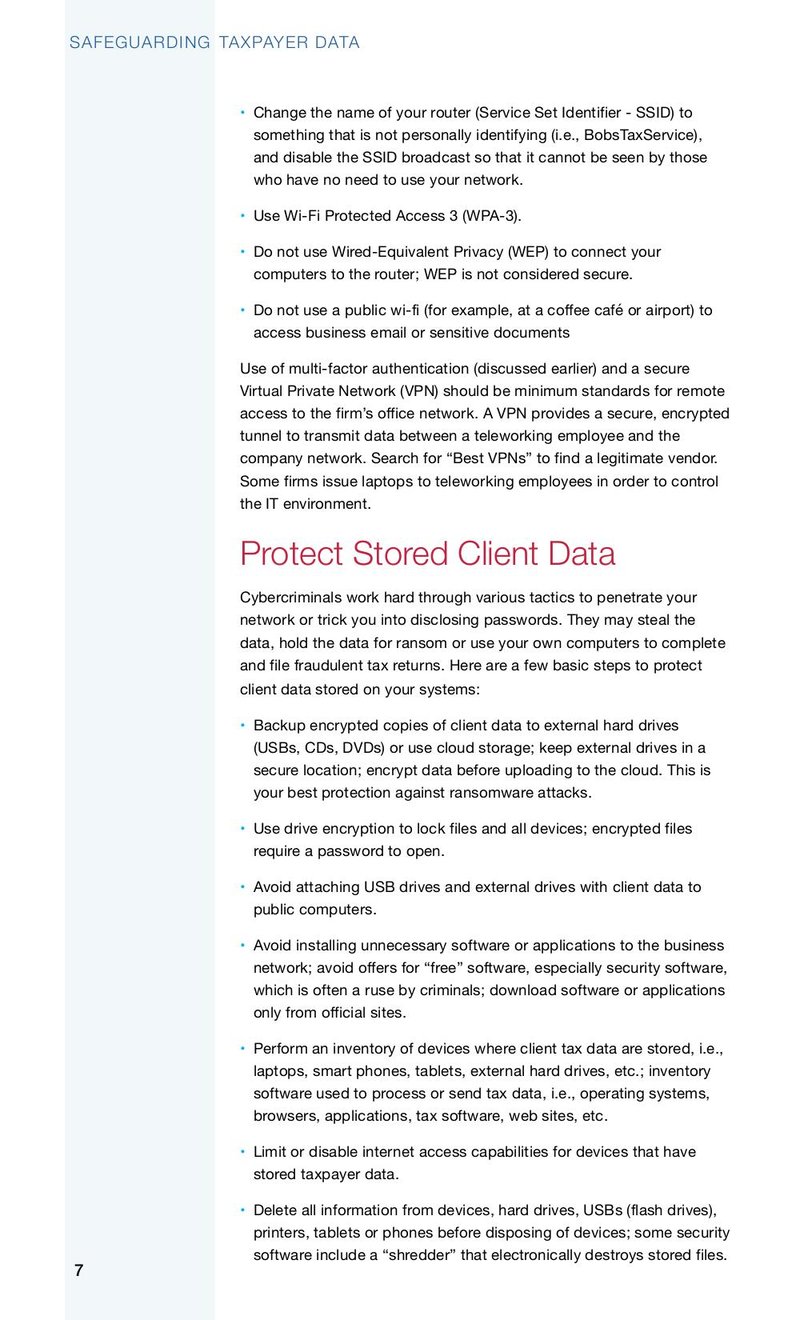 Large thumbnail of Publication 4557 Safeguarding Taxpayer Data - Jul 2021