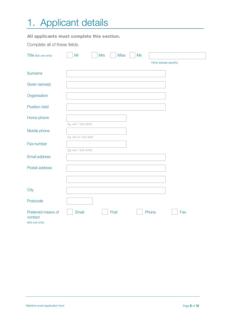 Large thumbnail of Maritime Event Application Form - Dec 2019