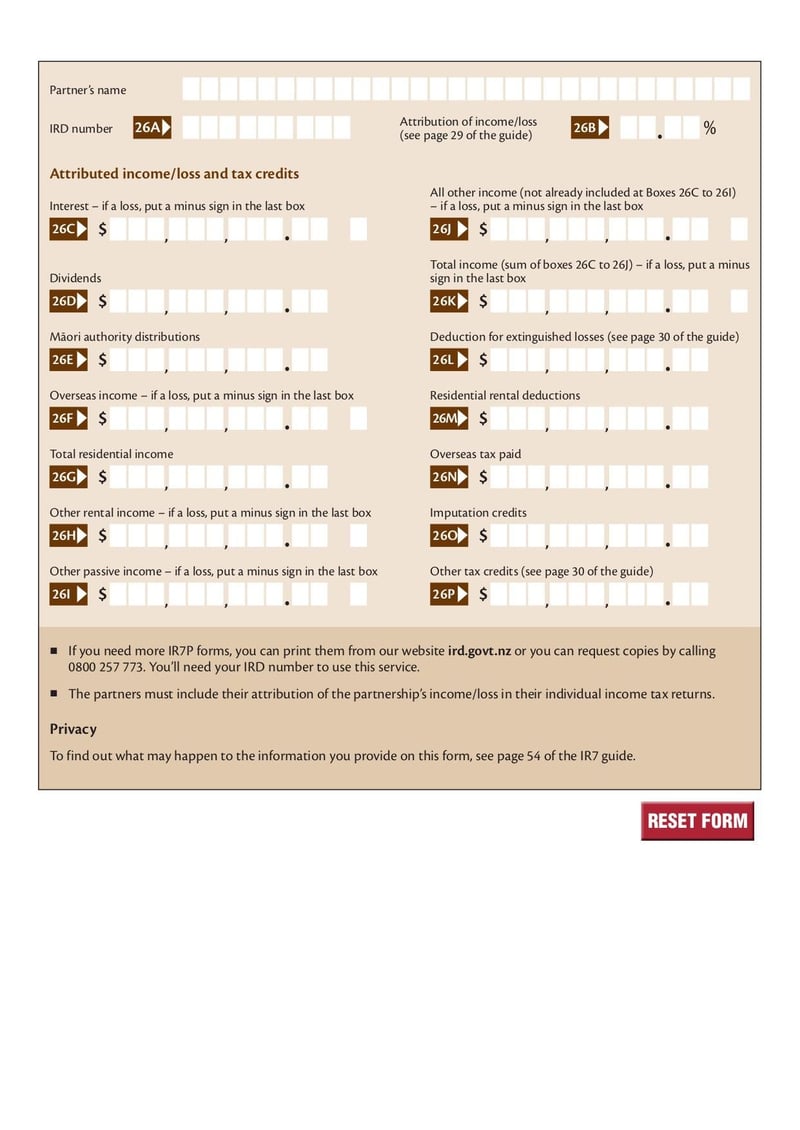 Large thumbnail of Form IR7P - Mar 2020