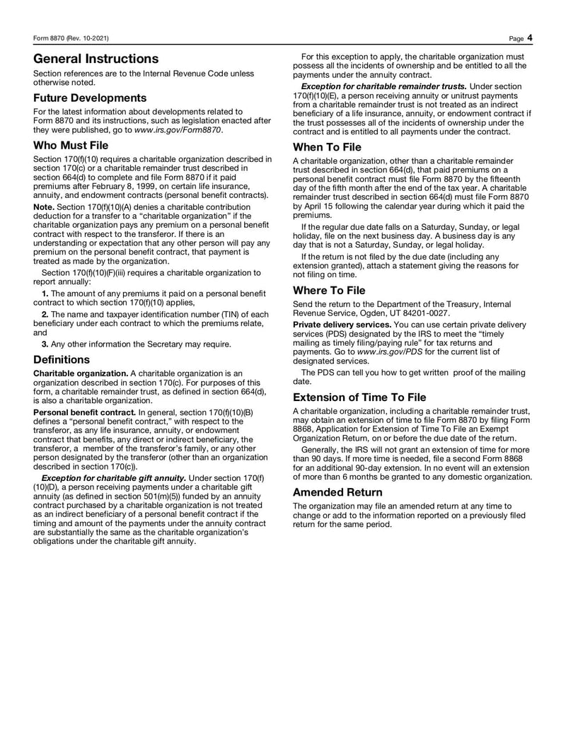 Large thumbnail of Form 8870 - Oct 2021