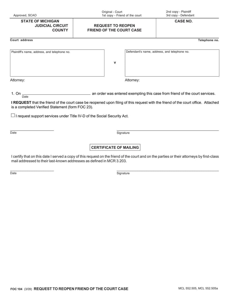 Large thumbnail of Form FOC 104