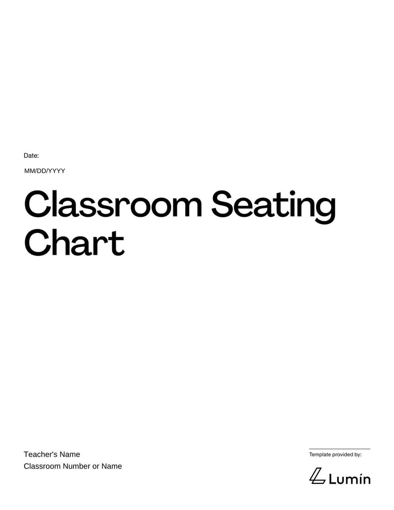 Large thumbnail of Classroom Seating Chart