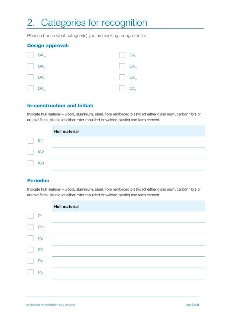 Large thumbnail of Application for Recognition as a Surveyor MNZ Form - Aug 2019