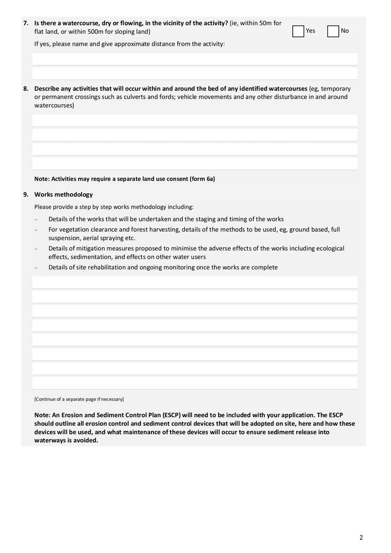 Large thumbnail of Form 6e Land Use Consent Application for Roading Tracking Vegetation Clearance Forest Harvesting Soil Disturbance - Mar 2022