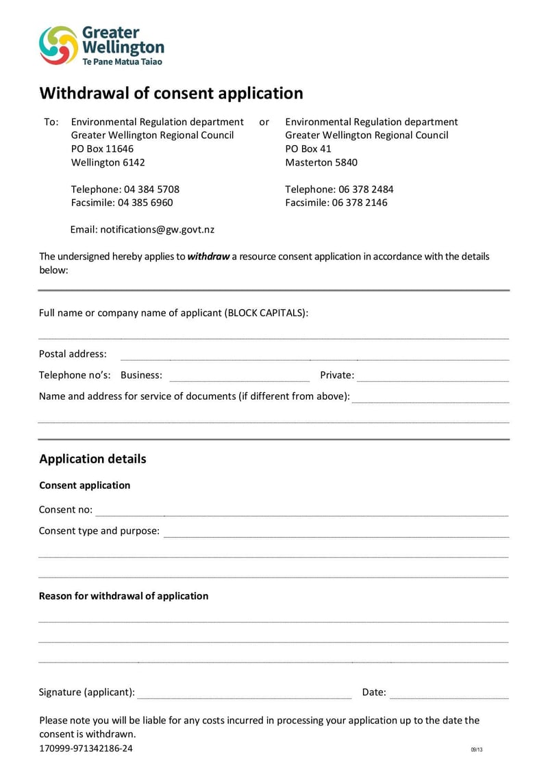 Large thumbnail of Withdrawal of Consent Application - Sep 2013