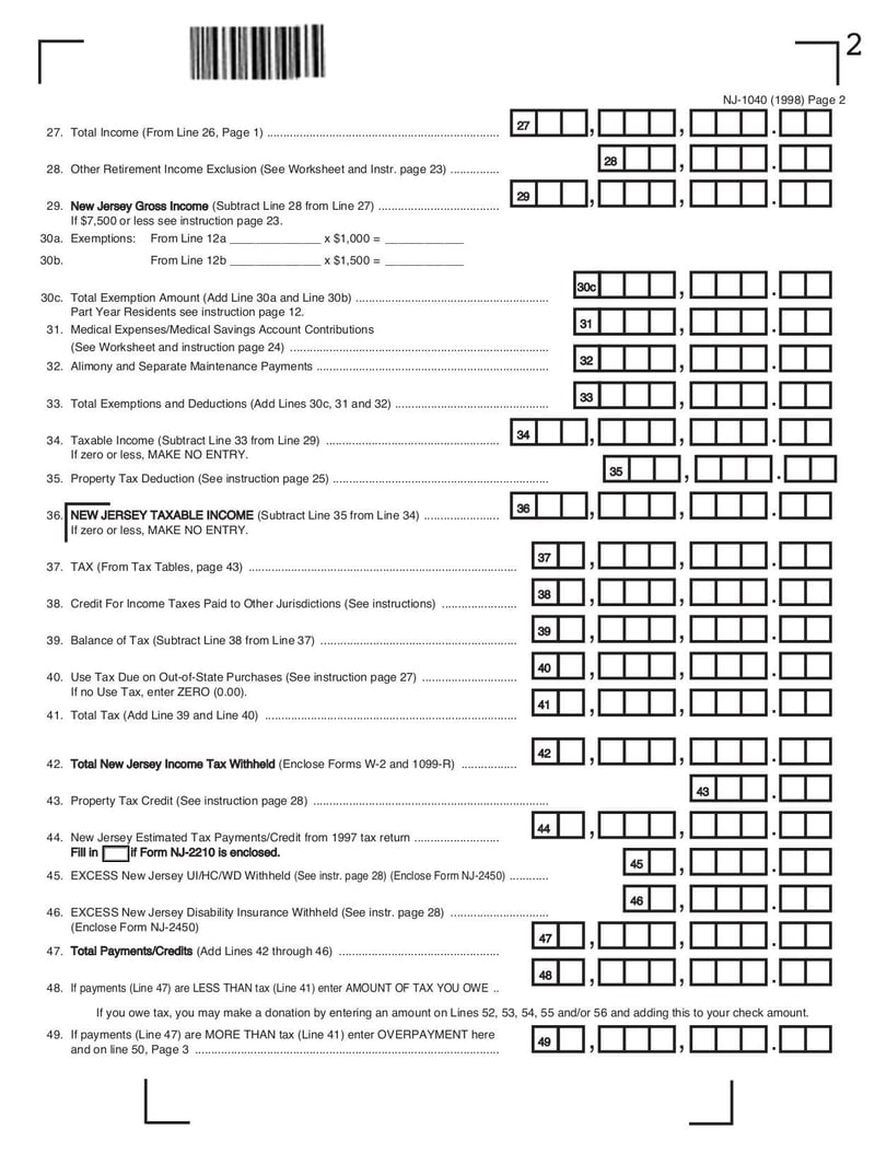 form nj-1040 income tax return | fill and sign online with lumin
