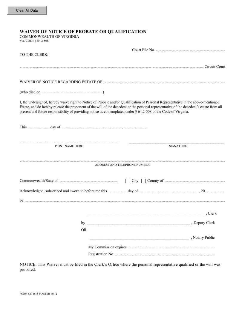 form-cc-1618-waiver-of-notice-of-probate-or-qualification-fill-and-sign-online-with-lumin
