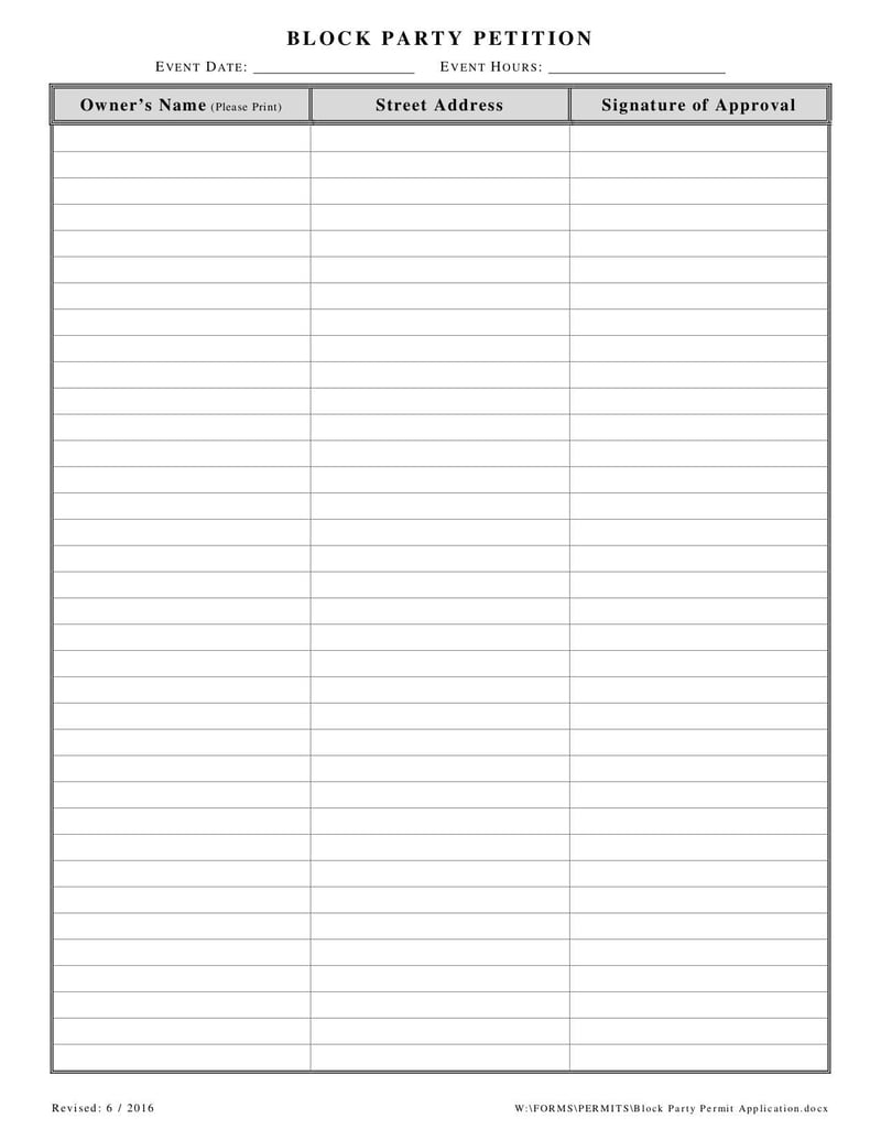 Large thumbnail of Block Party Application - Jun 2016