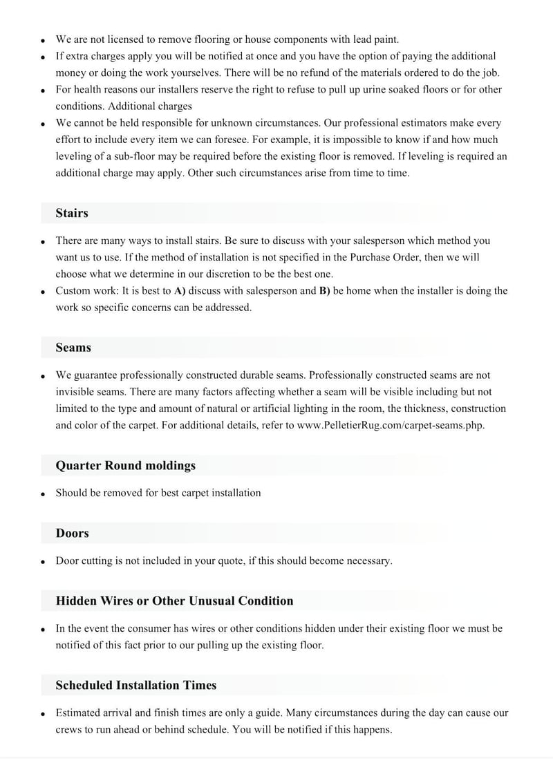 Large thumbnail of Flooring Installation Contract Template