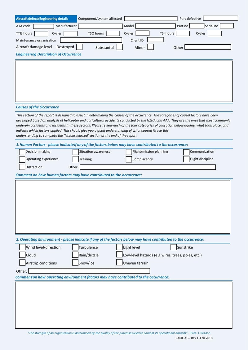 Large thumbnail of Form CA005AG - Feb 2018