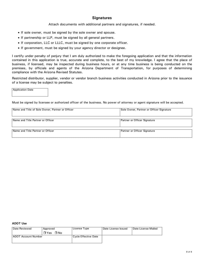 Large thumbnail of Motor Fuel Restricted Distributor Application - Jul 2015
