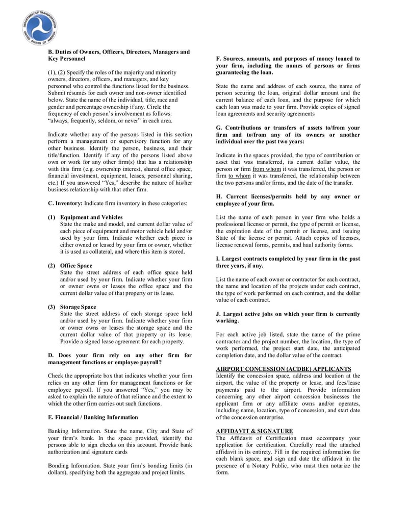 Large thumbnail of Alaska Unified Certification Program (UCP) Application - Nov 2014