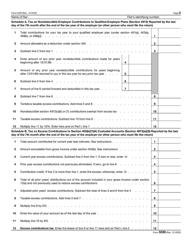 Large thumbnail of Form 5330 - Dec 2022