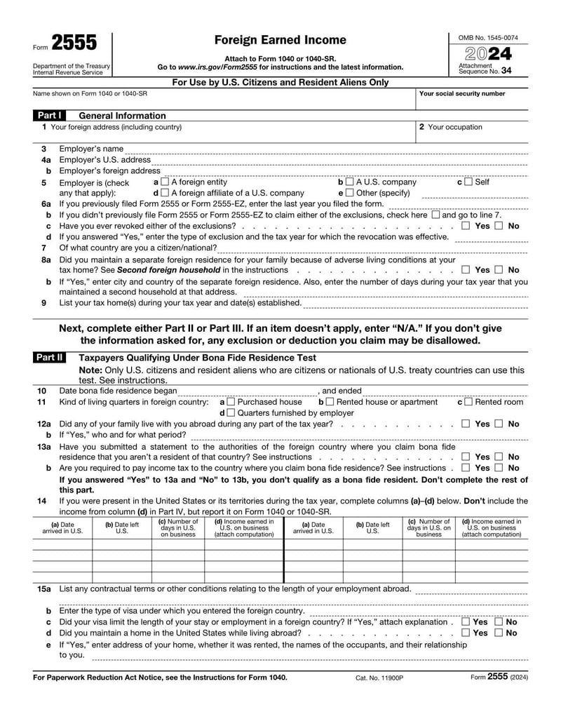 Large thumbnail of Form 2555 - 2024