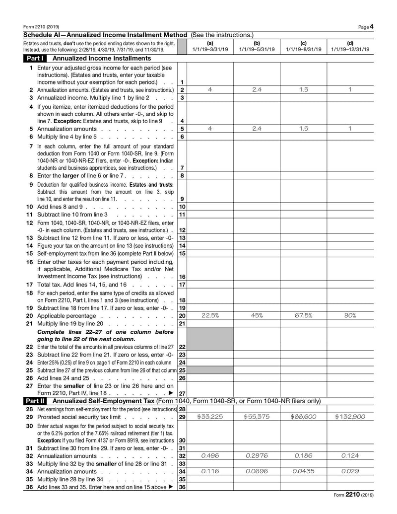 Large thumbnail of Form 2210 - Feb 2020
