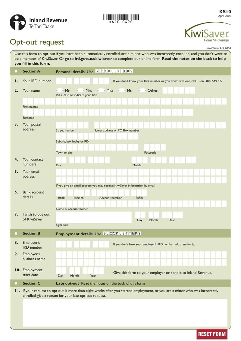 Large thumbnail of Form KS10 - Apr 2020