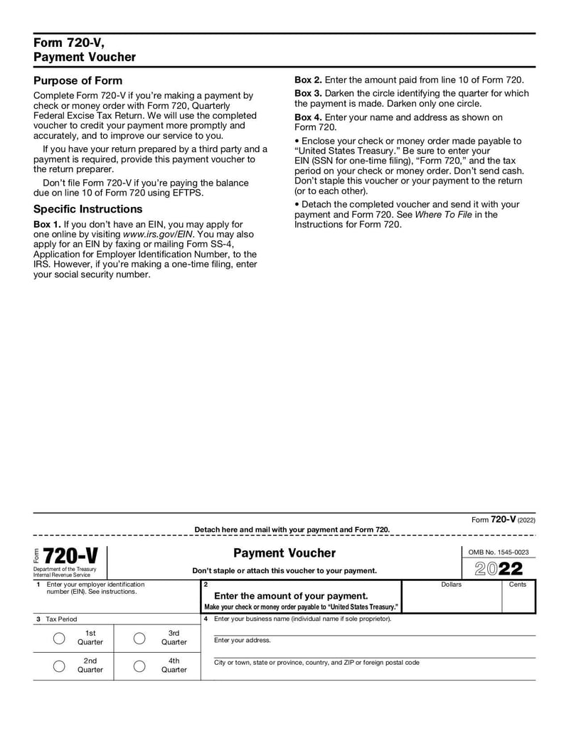 Large thumbnail of Form 720 - Sep 2022