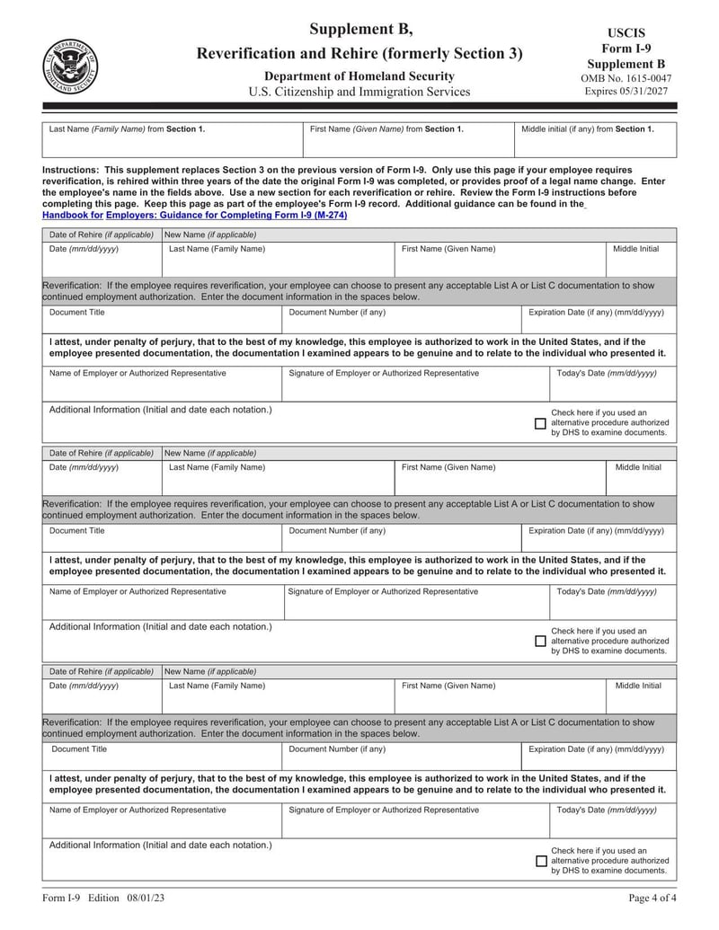 Large thumbnail of Form I-9 - 2023