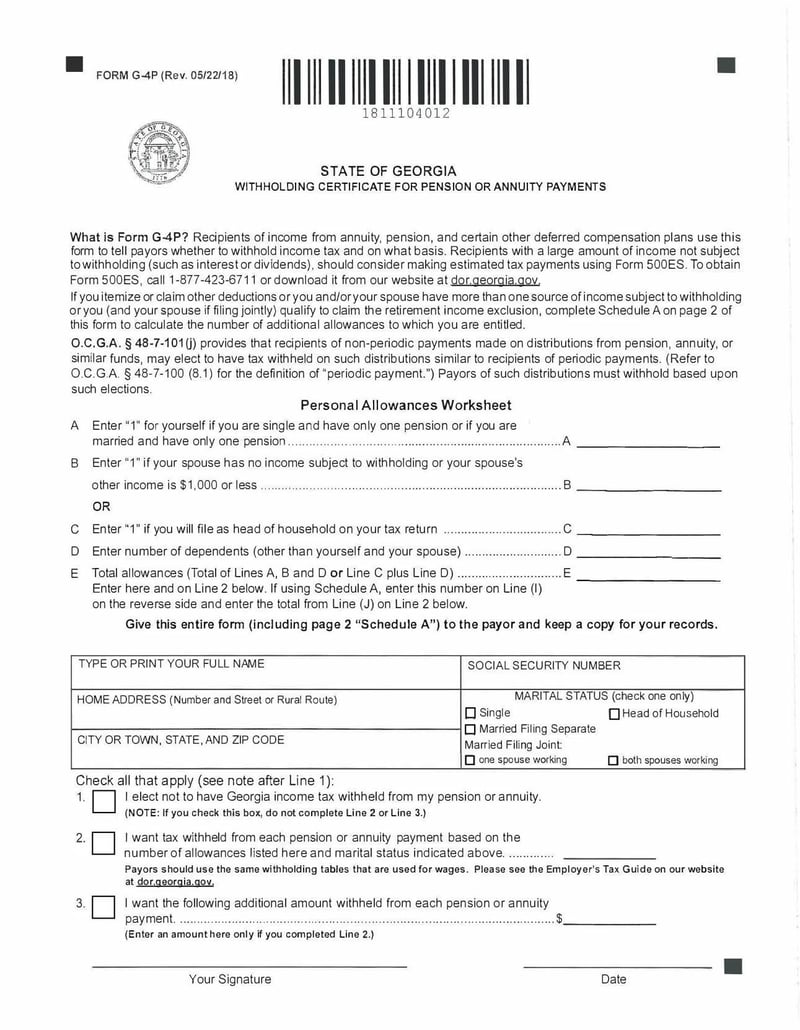 Large thumbnail of Form G-4P - May 2020