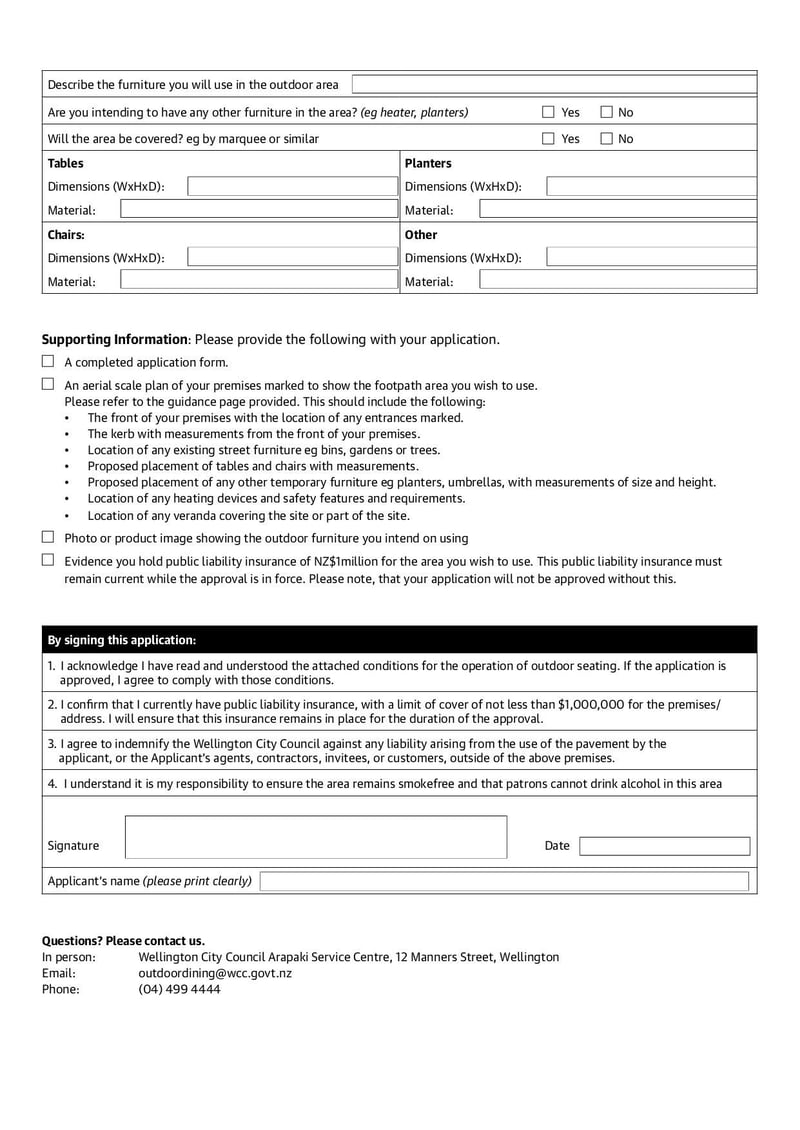 Large thumbnail of Application for Temporary Permission to Use Footpath - Nov 2021