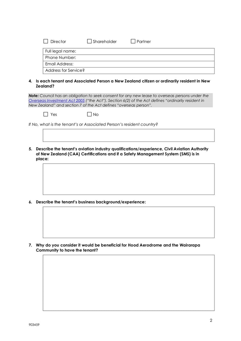 Large thumbnail of Tenant Application Form - Apr 2022