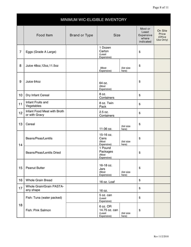 Large thumbnail of Georgia WIC Program Corporate Attachment Form