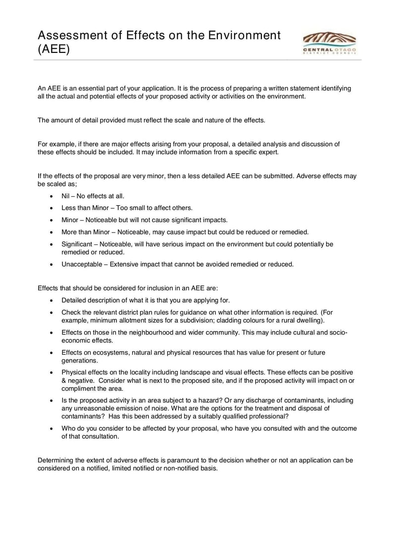 Large thumbnail of Checklist for Land Use Consent - Mar 2020