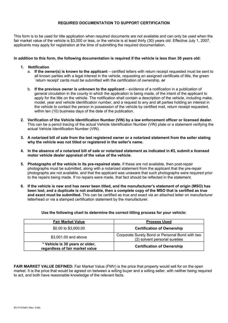 Large thumbnail of Form RV-F1310401 (2008)