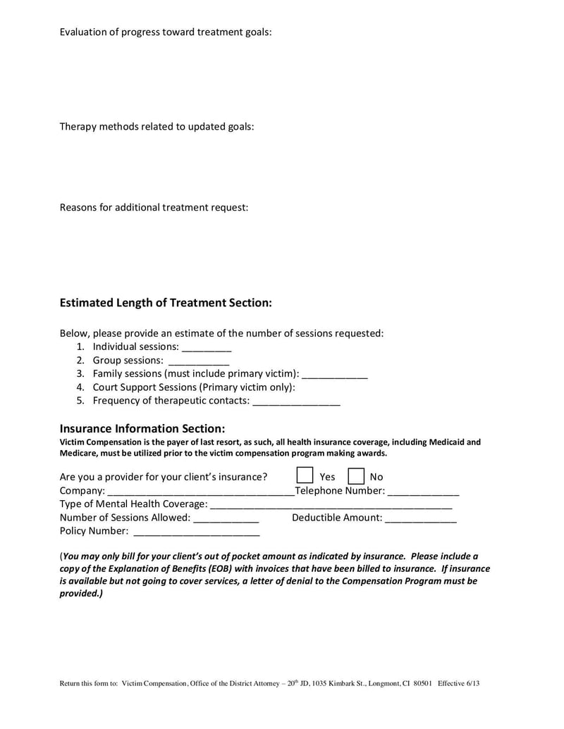 Large thumbnail of Extension Request for Mental Health Therapy - Aug 2013