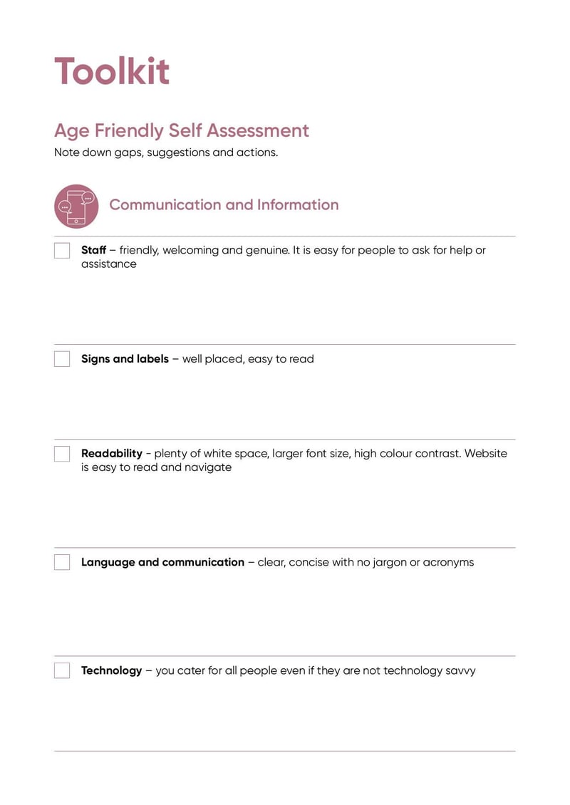 Large thumbnail of Becoming an Age Friendly Business Self Assessment Toolkit - Sep 2021