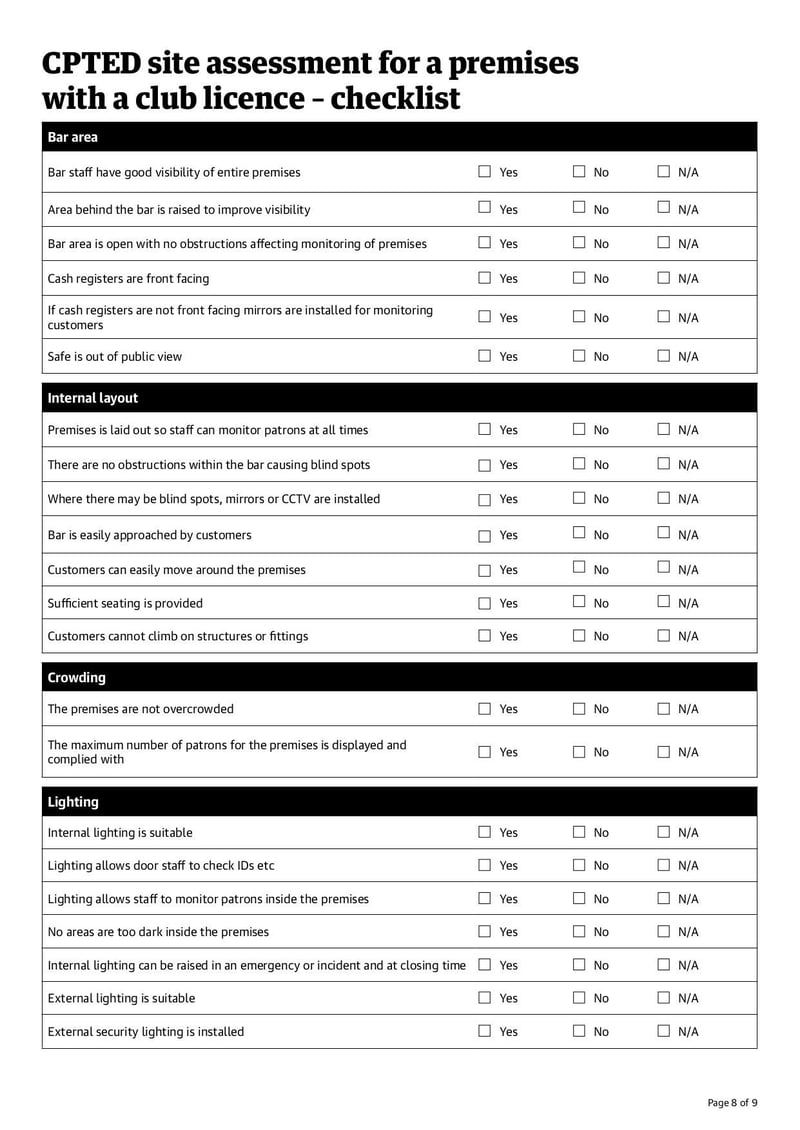 Large thumbnail of Application for Renewal and Variation of Club Licence Checklist - Sep 2021