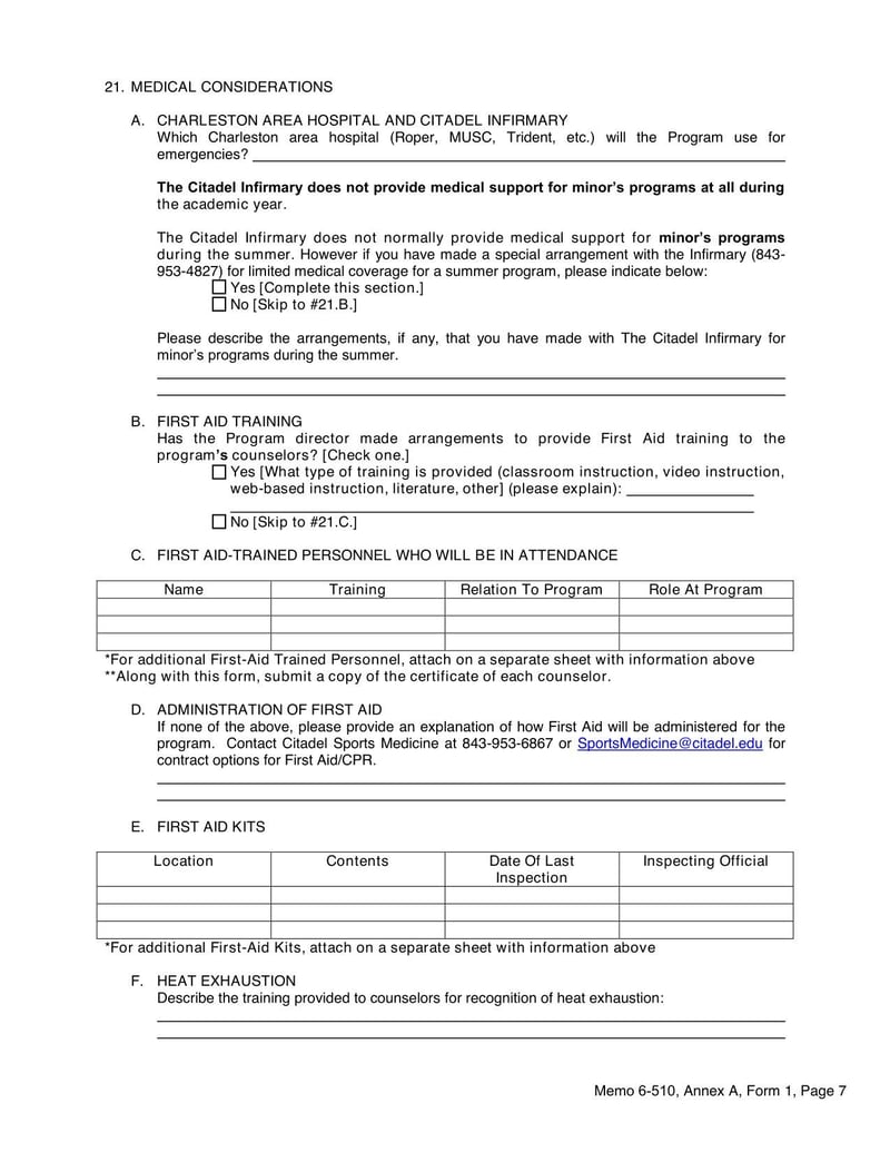 Large thumbnail of The Citadel Approval of Materials for Activities Involving Minors
