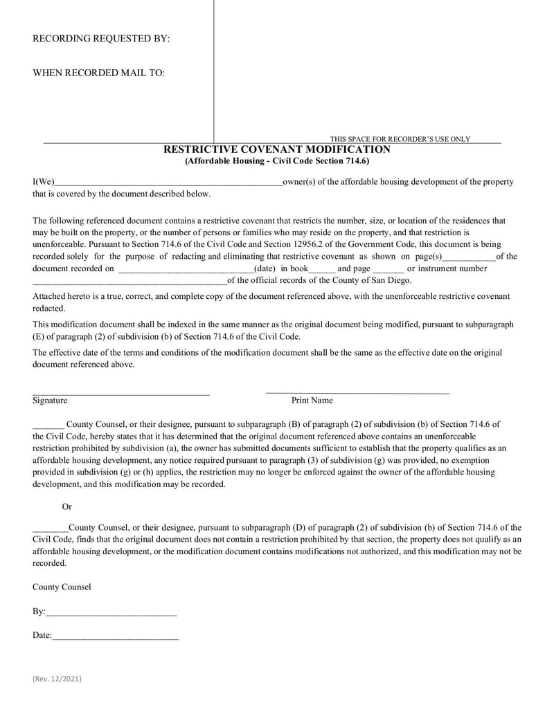 Large thumbnail of Restrictive Covenant Modification Affordable Housing Request - Jul 2022
