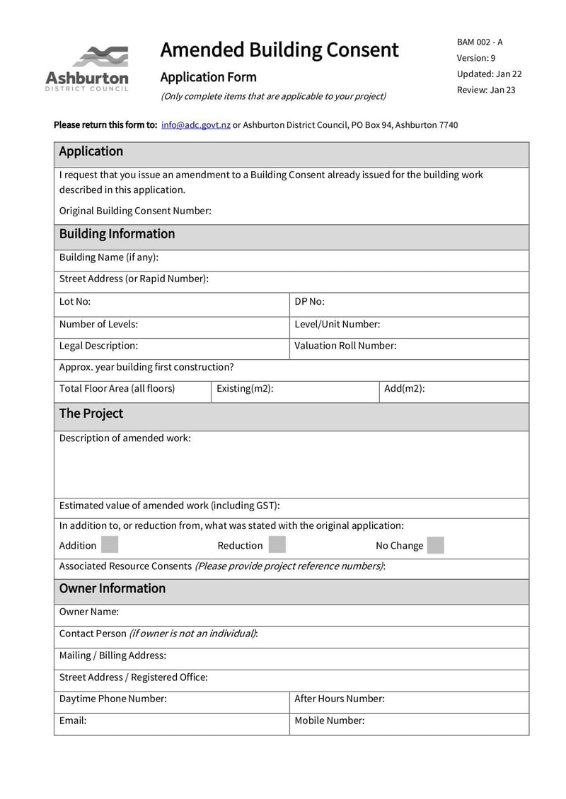 Large thumbnail of BAM 002 A Amended Building Consent Application 1 - Jan 2023