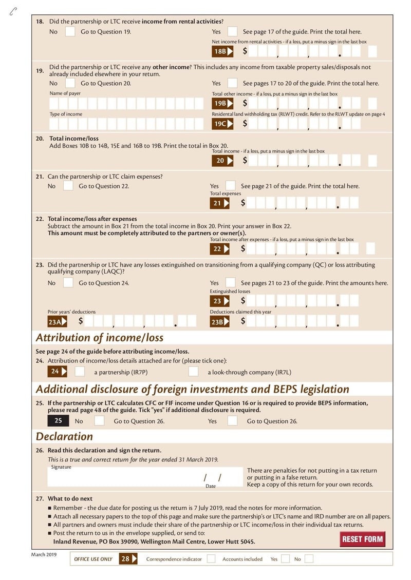 Large thumbnail of Form IR7 - Jan 2019