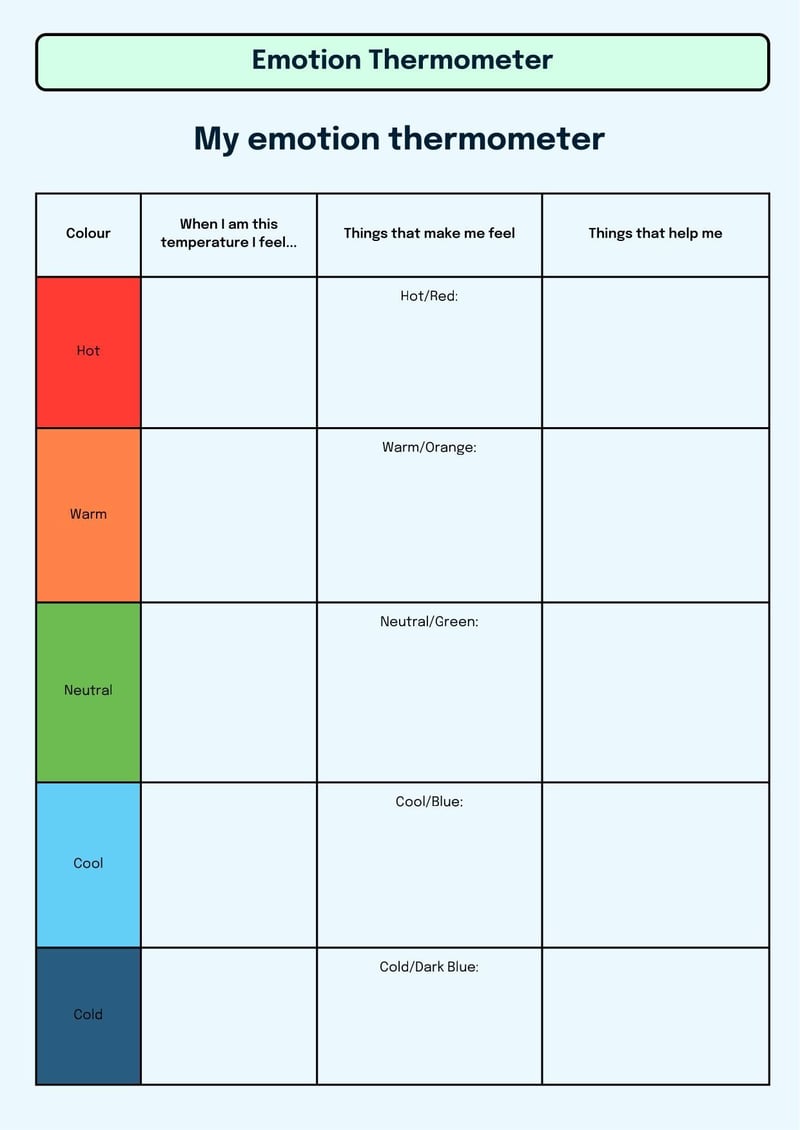 Large thumbnail of Student Emotion Thermometer Exercise 