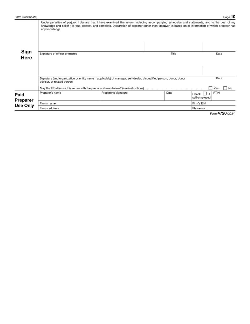 Large thumbnail of Form 4720 - 2024