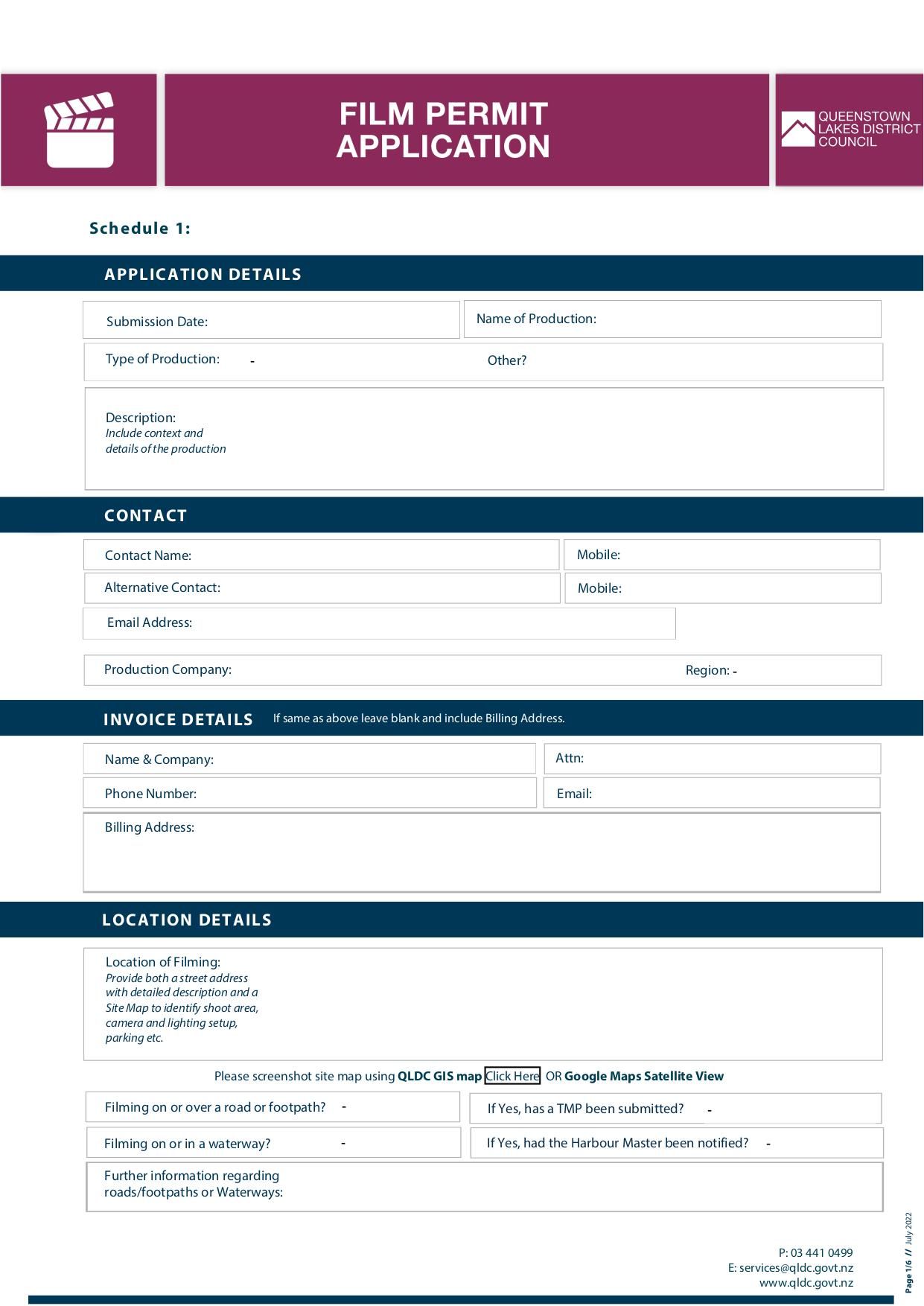 Film Permit Application | Fill and sign online with Lumin