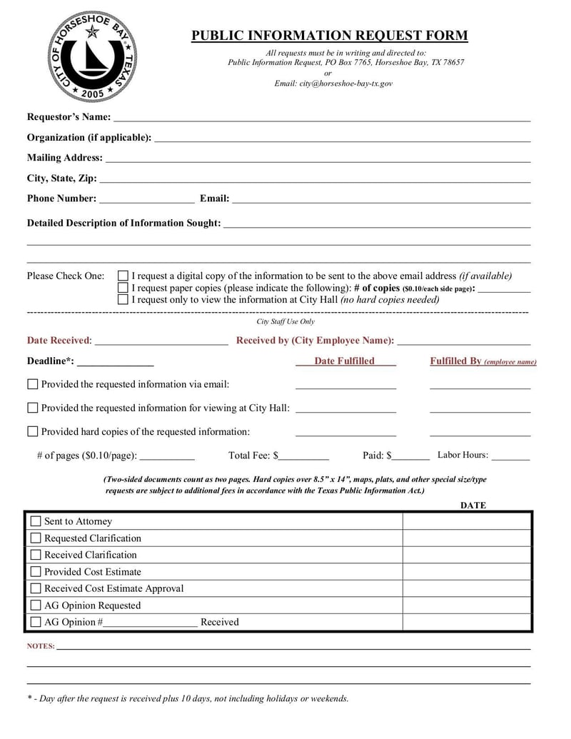 Large thumbnail of Public Information Request Form - Apr 2017