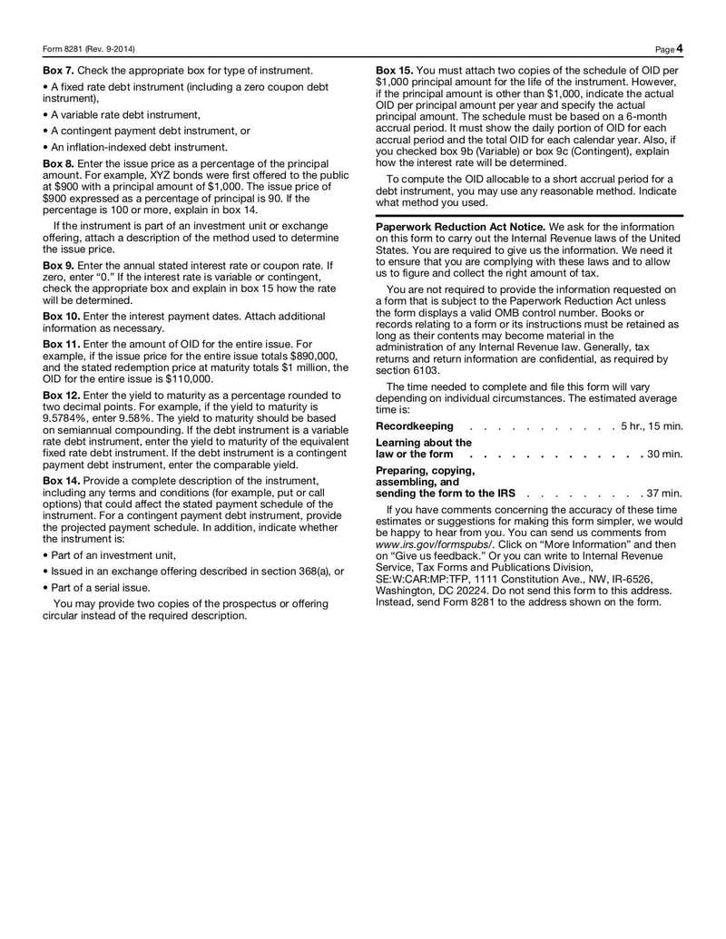 Large thumbnail of Form 8281 - Sep 2014