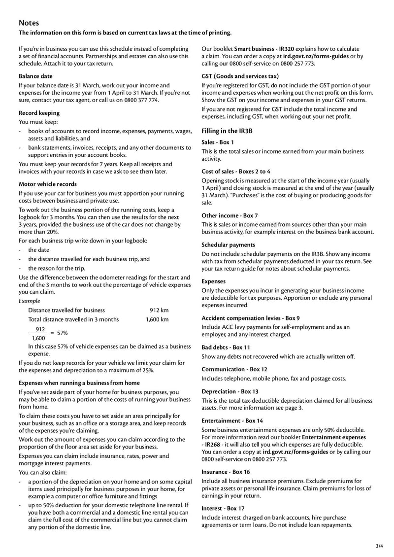 Large thumbnail of Form IR3B - Feb 2022