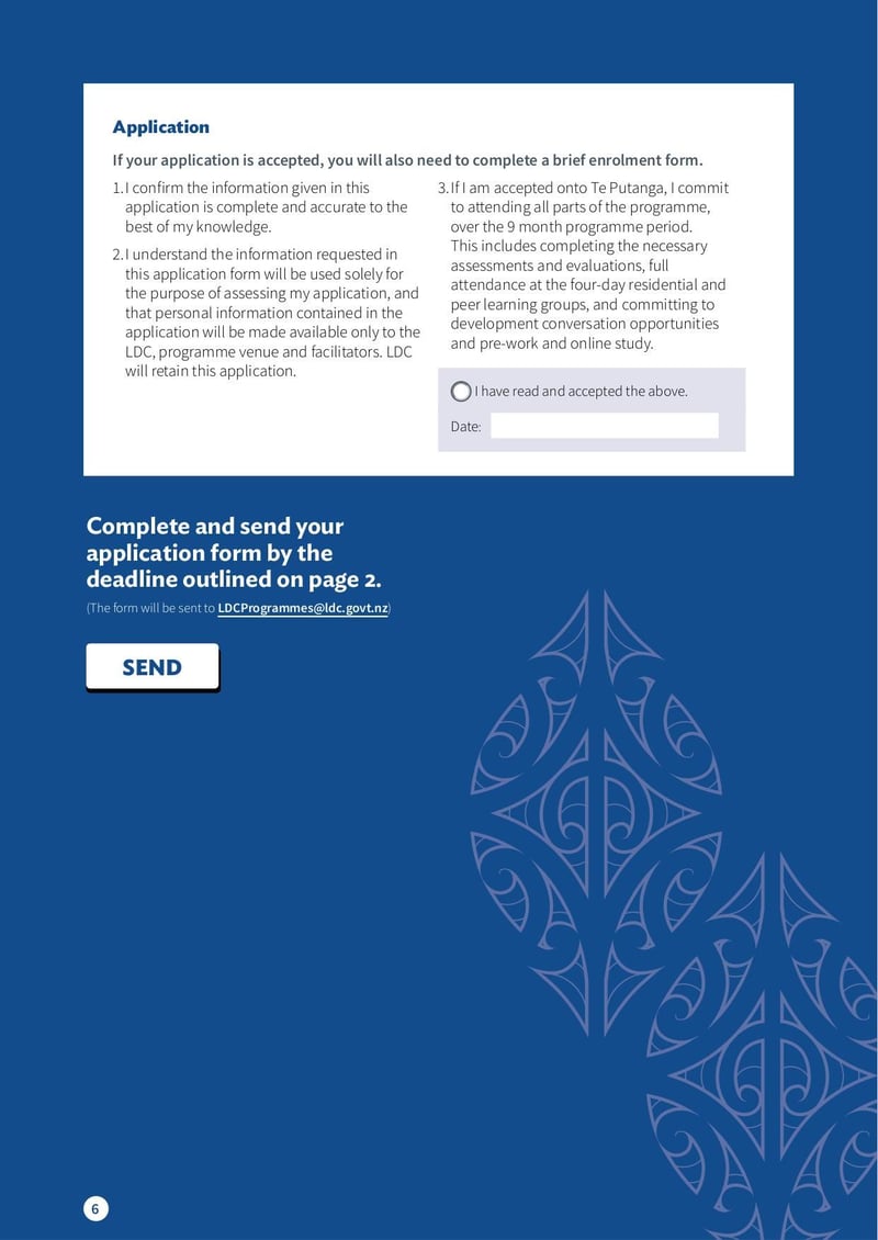 Large thumbnail of Leadership in Practice Application Form - Nov 2022