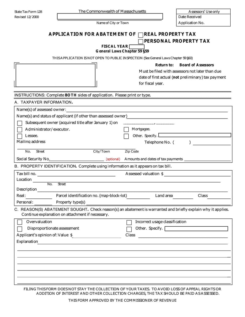 Large thumbnail of Form 128 - Jan 2007