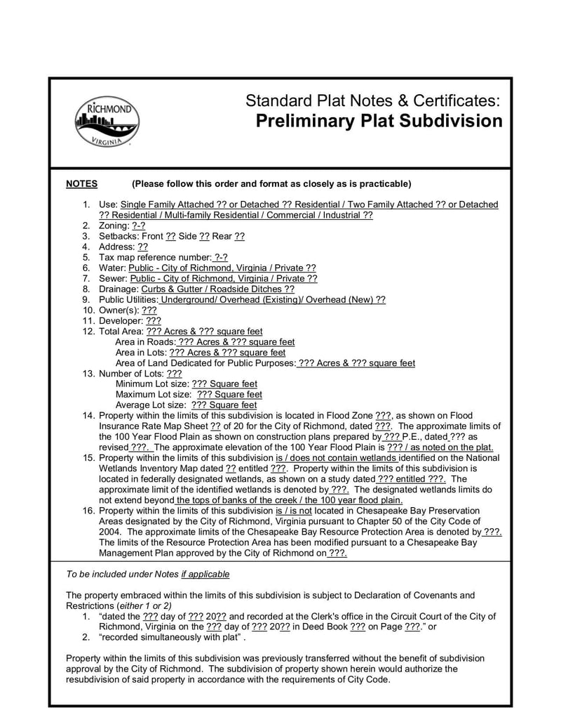 Large thumbnail of Subdivision Preliminary Permit - Jan 2011